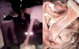 Đột kích chợ trong đêm, phanh phui cơ sở bán lòng lợn ngâm hoá chất doanh thu 7 tỷ đồng, tịch thu hàng trăm kg lòng sắp “tuồn” ra thị trường Đột kích chợ trong đêm, phanh phui cơ sở bán lòng lợn ngâm hoá chất doanh thu 7 tỷ đồng, tịch thu hàng trăm kg lòng sắp “tuồn” ra thị trường
