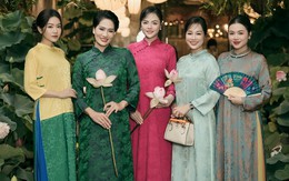 Dàn sao Việt hội tụ giữa vườn thơ của Cao Minh Tiến, xao xuyến với show thời trang trong vườn sen đẹp mộng mị