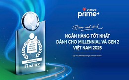 VPBank Prime được vinh danh Ngân hàng tốt nhất cho Millennial và Gen Z 2025