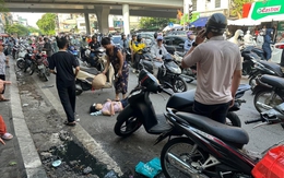 Hiện trường vụ nữ tài xế ô tô tông hàng loạt xe máy trên phố Hà Nội, nhân chứng kể lại khoảnh khắc kinh hoàng