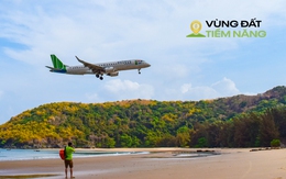Sân bay duy nhất có đường bay nội thành, cất hạ cánh ngay bên bãi tắm Sân bay duy nhất có đường bay nội thành, cất hạ cánh ngay bên bãi tắm