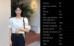 Bảng chi tiêu không ai chê nổi