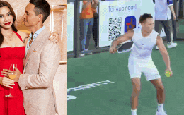 Kim Lý thi đấu pickleball cực "khét", lọt vào bán kết: Thành quả của những lần cùng Hà Hồ "trốn con" đi tập pickleball