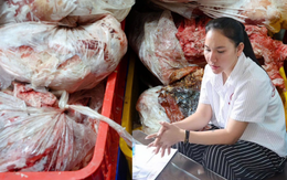 Đồng loạt khám xét 3 nhà kho của "trùm thực phẩm giả" Vũ Thị Hường: Hàng chục tấn thịt bốc mùi hôi thối