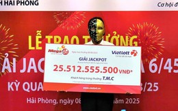 Nuôi dãy số Vietlott hơn 11 năm, người đàn ông trúng hơn 25,5 tỷ đồng