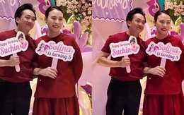 Chi tiết chứng tỏ Đàm Thu Trang cực kỳ tinh tế khi đứng cạnh chồng đại gia