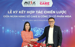 Ngân hàng số Cake và MISA hợp tác chiến lược