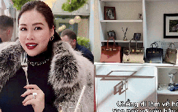 Diễn viên Trương Phương đăng clip khoe bộ sưu tập túi xách hàng hiệu đắt đỏ gây lóa mắt