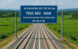 Đường sắt tốc độ cao qua Quảng Ngãi dài hơn 86 km, sẽ xây 44 cây cầu và 4 hầm, cần 1.295 tỷ đồng để tái định cư
