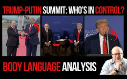 Ông Putin làm động tác lạ giữa cuộc gặp với ông Trump, hàng trăm phóng viên "căng não"