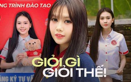 Xuất hiện trên poster của Đại học Ngoại thương, nữ sinh bất ngờ gây sốt MXH: Xinh gái còn học giỏi, đã thế còn có tài lẻ như này đây!