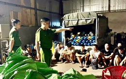 Triệt phá đường dây mua bán "khí cười" số lượng lớn, tạm giữ 18 đối tượng