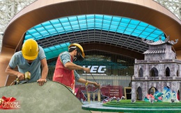 “Mục sở thị” nơi diễn ra triển lãm đặc biệt mừng Quốc khánh: Không gian hoành tráng nhất Việt Nam đang tất bật hoàn thiện trước giờ G