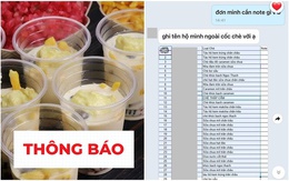 Đình chỉ công tác nhân viên "đặt 30 cốc chè bắt ghi tên từng người", nam shipper chấm dứt công việc gắn bó 2 năm