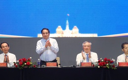 Thủ tướng Phạm Minh Chính dự hội nghị triển khai Nghị quyết về Trung tâm Tài chính quốc tế