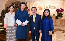 Quốc vương Bhutan và Hoàng hậu tới thăm T&T Group, ông Đỗ Quang Hiển đề xuất mở đường bay thẳng Bhutan và Việt Nam, phát triển du lịch tâm linh