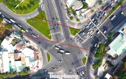 Cận cảnh vị trí đầu tiên trên quốc lộ 13 được chọn làm hầm chui nghìn tỉ