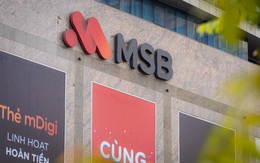 Ngày 9/9, MSB chốt danh sách cổ đông nhận cổ tức bằng cổ phiếu tỉ lệ 20%