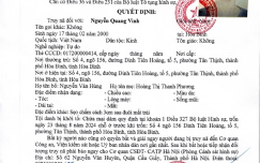 Bắt đối tượng truy nã Nguyễn Quang Vinh sinh năm 2000