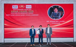 Chủ tịch Hoàng Mai Chung được vinh danh Top 10 Nhà lãnh đạo giỏi ASEAN Award 2025