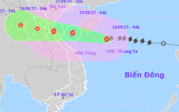 Bão số 5 liên tục tăng cấp, lao nhanh vào miền Trung, có thể gây mưa lớn trên 700 mm