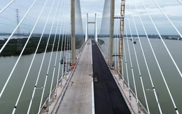 Lộ diện cầu 2.800 tỷ trên cao tốc Bến Lức - Long Thành sắp về đích