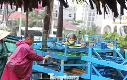 Hàng quán ven biển Đà Nẵng hối hả 'chạy bão'
