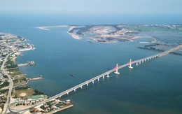 Bão số 5 Kajiki: Cấm lưu thông qua cầu Cửa Hội nối Nghệ An - Hà Tĩnh