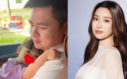 Ái nữ nằm ngoan trong lòng Chủ tịch Hà Nội FC trên xế hộp bạc tỷ, giọng lảnh lót cùng Đỗ Mỹ Linh "tranh giành"