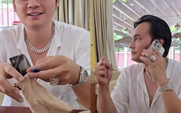 Nam NSƯT từ Mỹ về đeo kim cương, đồ hiệu đầy người: "Cuộc đời biết làm gì bây giờ"