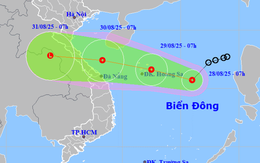Cập nhật đường đi mới nhất của áp thấp nhiệt đới trên Biển Đông, liệu có mạnh lên thành bão số 6?