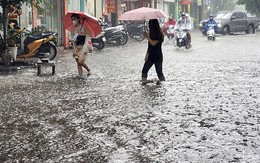 Khẩn: 3 tiếng nữa, hàng loạt khu vực Hà Nội sẽ mưa dông, người dân xếp hàng chờ diễu binh đề phòng lốc, gió giật mạnh