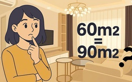 Căn hộ 60m2 nhưng cảm giác như 90m2: Bật mí những cách "hô biến" khiến ai cũng bất ngờ