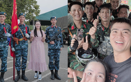 Tiểu thư Quỳnh Anh lên đồ như công chúa cùng Duy Mạnh đi đu chiến sĩ 80, khoe ảnh "thắng đời 1-0"