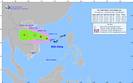 Bão số 6 khả năng hình thành ngay đêm nay, hướng thẳng vào đất liền nước ta