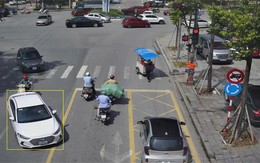 Loạt xe rẽ trái sai quy định, đè vạch mang biển số sau nhanh chóng nộp phạt nguội theo Nghị định 168