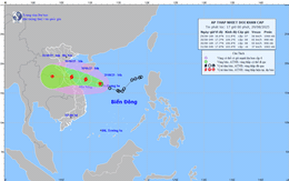Bão số 6 dự kiến hình thành đêm nay, di chuyển nhanh vào đất liền nước ta, gây mưa lớn kéo dài