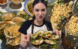 “Ma nữ” đẹp nhất Thái Lan có biểu cảm lạ khi lần đầu ăn món ốc của Việt Nam