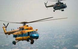 Ngắm dàn trực thăng 10 chiếc luyện tập đội hình 1-3-3-3 chuẩn bị Quốc khánh 2-9