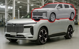 Bộ ảnh này cho thấy rõ nét thiết kế SUV VinFast cỡ lớn mới: Trục giữa dài hơn hẳn VF 9, nội thất có thể tối ưu cho ‘chủ tịch’