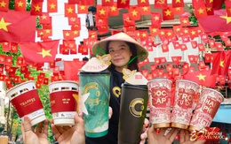 Đẹp tuyệt vời phiên bản ly mừng Quốc khánh 2/9 của loạt thương hiệu lớn, KATINAT và Cheese Coffee được khen ngợi vì siêu tinh tế