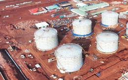 Cận cảnh bồn chứa nhiên liệu sân bay Long Thành tăng tốc về đích