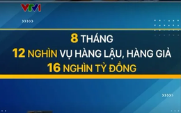 Phát hiện gần 12.000 vụ hàng lậu, hàng giả trong 8 tháng