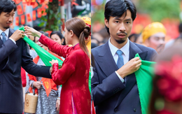 Trọn bộ hình như "hình cưới" của Đen Vâu và Hoàng Thuỳ Linh: Ánh mắt nhà trai nhìn "nóc nhà" lạ quá!