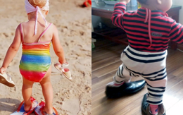 Con thích đi thử dép của người lớn: Hành động không đơn giản là đáng yêu như bố mẹ nghĩ