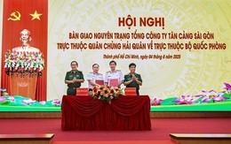 Bàn giao DN quốc phòng nắm ½ thị phần cảng biển cả nước trực thuộc Quân chủng Hải quân về trực thuộc Bộ Quốc phòng