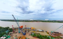 Hiện trạng dự án cầu Tứ Liên gần 20.000 tỷ đồng sau hơn 2 tháng triển khai