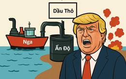 Chỉ một biểu đồ lột tả chân thực "nỗi đau" của nền kinh tế "cộm cán" BRICS: Từng được chính phía Mỹ "nhờ" mua dầu Nga nhằm ngăn giá tăng vọt, giờ đây lại bị ông Trump đánh thuế lên tới 50%