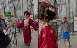 Clip Ngân 98 bị đuổi khỏi Nhà thờ Lớn Hà Nội: Công an vào cuộc xác minh