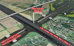 Chỉ 10 ngày nữa, siêu nút giao 3 tầng giúp kết nối 2 tuyến cao tốc trị giá 94.000 tỷ sẽ được hoàn thành, từ Ninh Bình đến Hà Nội thêm thuận lợi